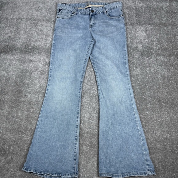 Y2K Vanity Jeans Women's 31x33 Gilly Blue Light Wash Flare Leg Denim - Picture 1 of 10